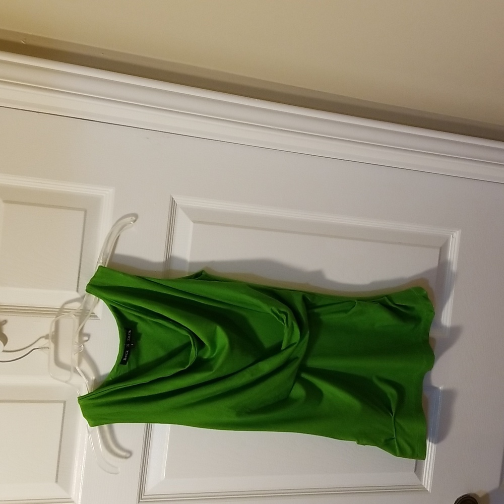 Beautiful body fit green top